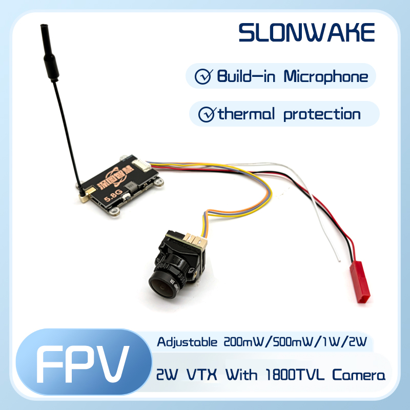 Fpv Camera Cmos - SLONWAKE 5.8G 56CH 2W 송신기 VTX(CMOS
