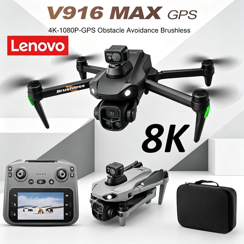 Drone E88Pro Rc 4K - 레노버 V916MAX 프로페셔널 8K 드론 HD