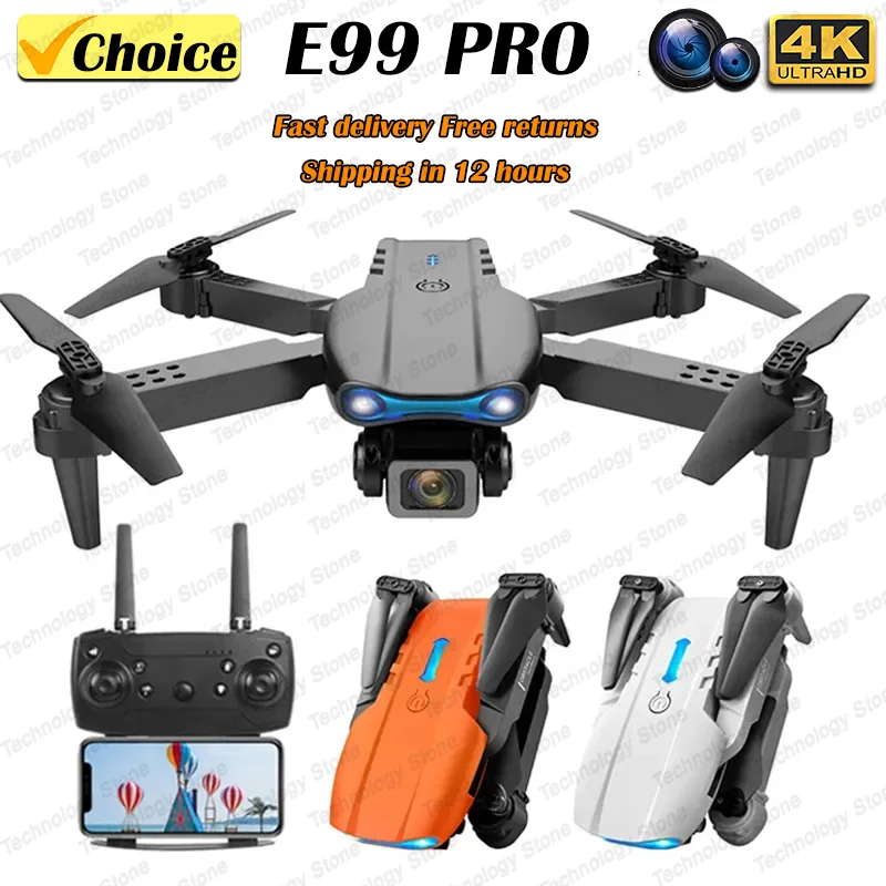 Drone Rc Foldable - K3 E99PRO 드론 듀얼 HD 카메라