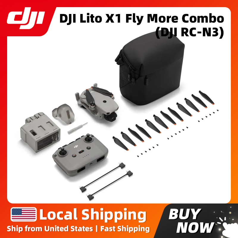 Drone E88Pro Rc 4K - DJI Lito X1 플라이 모어 콤보