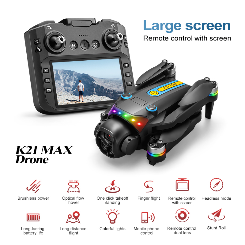 Drone Rc Plegable - 야외용 공중 드론 전동 듀얼 카메라