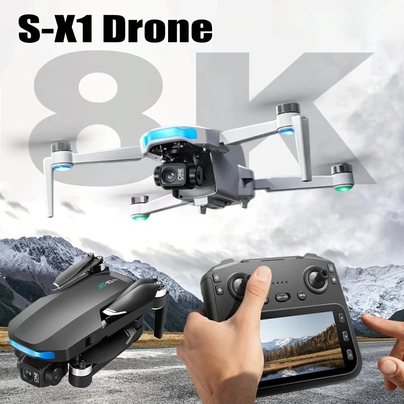 Drone E88Pro Rc 4K - 오리지널 S-X1 드론 8K HD 전문가용