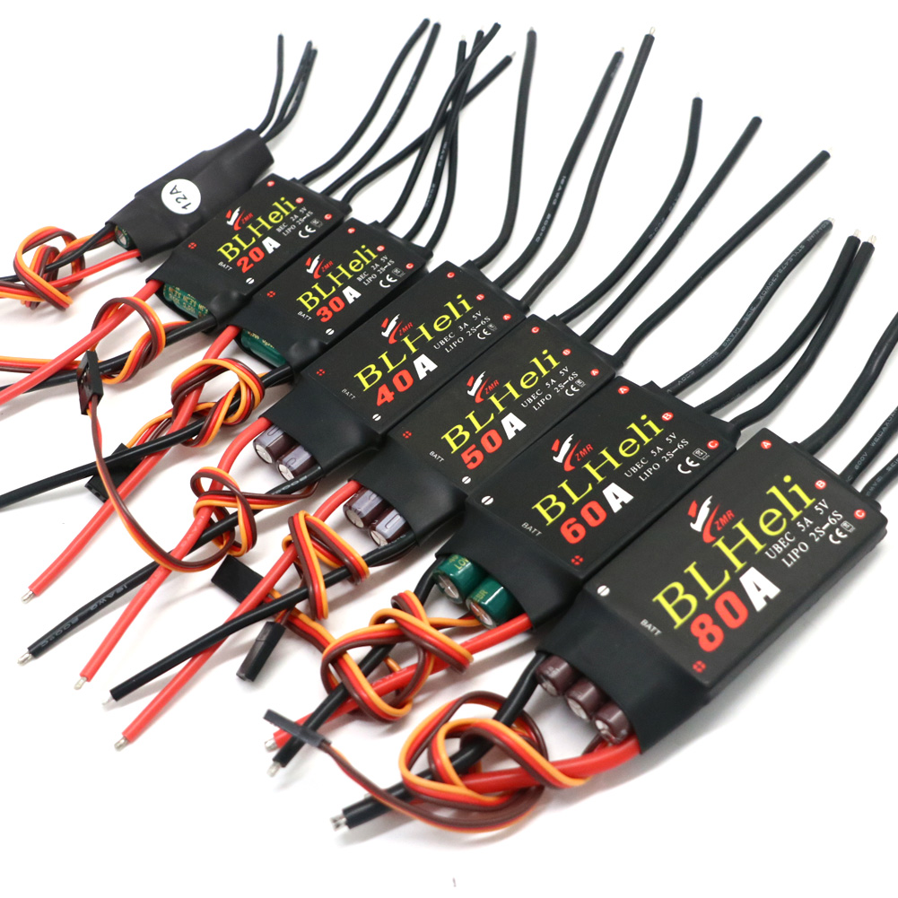 Flight Controller - BLHeli 브러시리스 ESC 80A 12A 20A