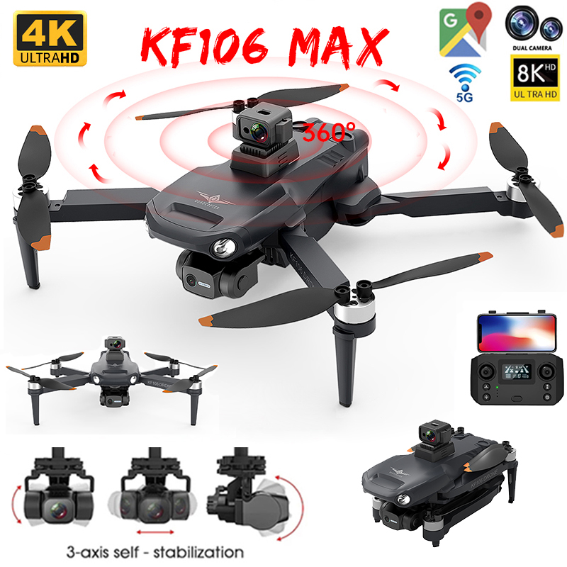 2022 새로운 KF106 Max Drone 8K 전문 - Drone E88Pro Rc 4K 리뷰 및 가격