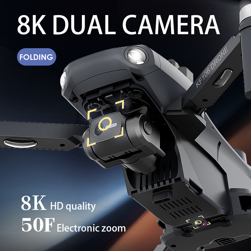 2022 새로운 KF106 Max Drone 8K 전문 - Drone E88Pro Rc 4K 리뷰 및 가격