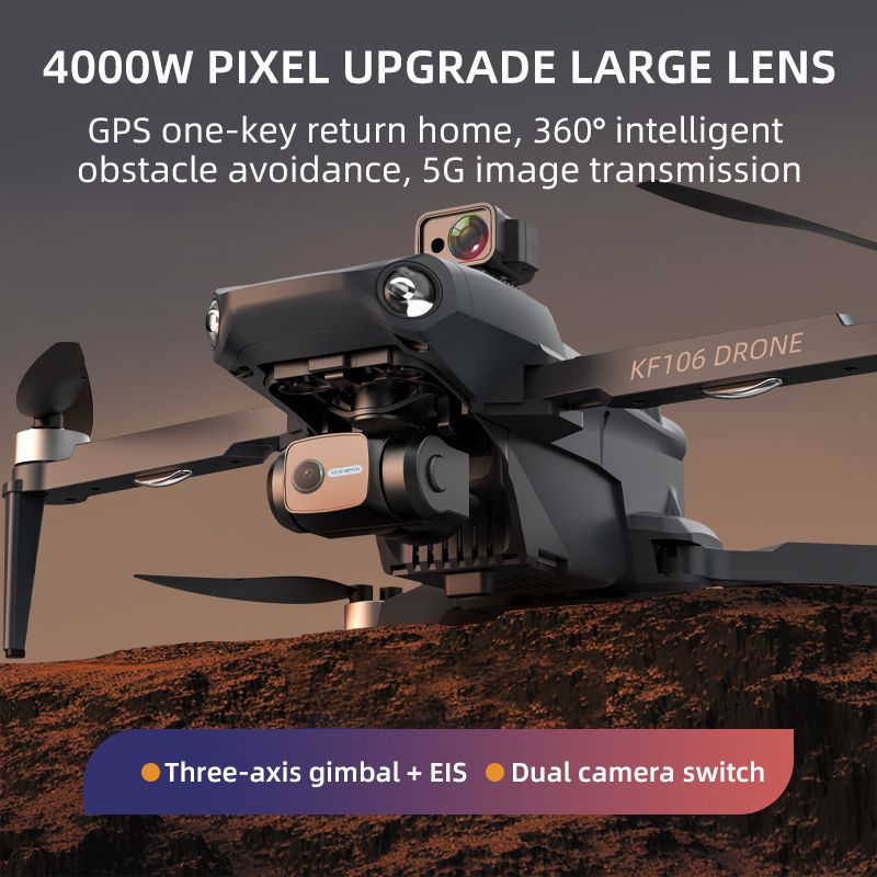 2022 새로운 KF106 Max Drone 8K 전문 - Drone E88Pro Rc 4K 리뷰 및 가격