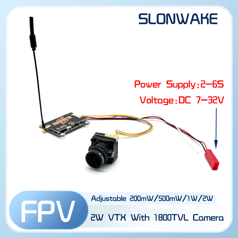 SLONWAKE 5.8G 56CH 2W 송신기 VTX( - Fpv Camera Cmos 리뷰 및 가격