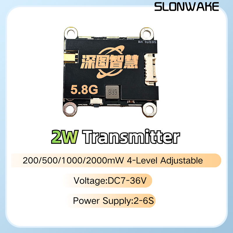 SLONWAKE 5.8G 56CH 2W 송신기 VTX( - Fpv Camera Cmos 리뷰 및 가격