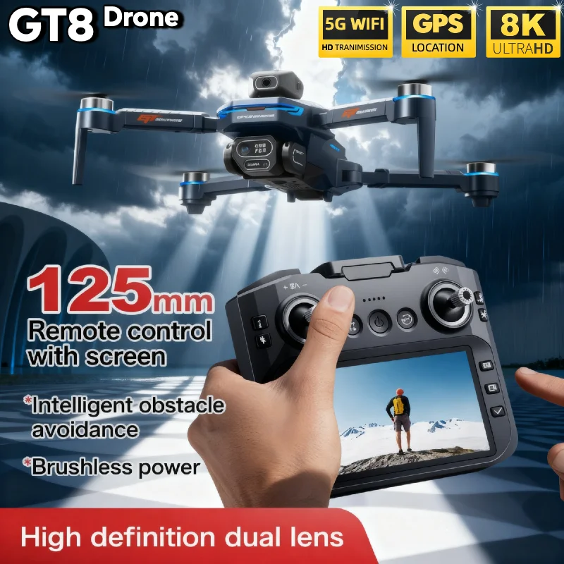 핫 세일 LSRC GT8 드론 4K 프로페셔널 듀얼 카 - Drone E88Pro Rc 4K 리뷰 및 가격