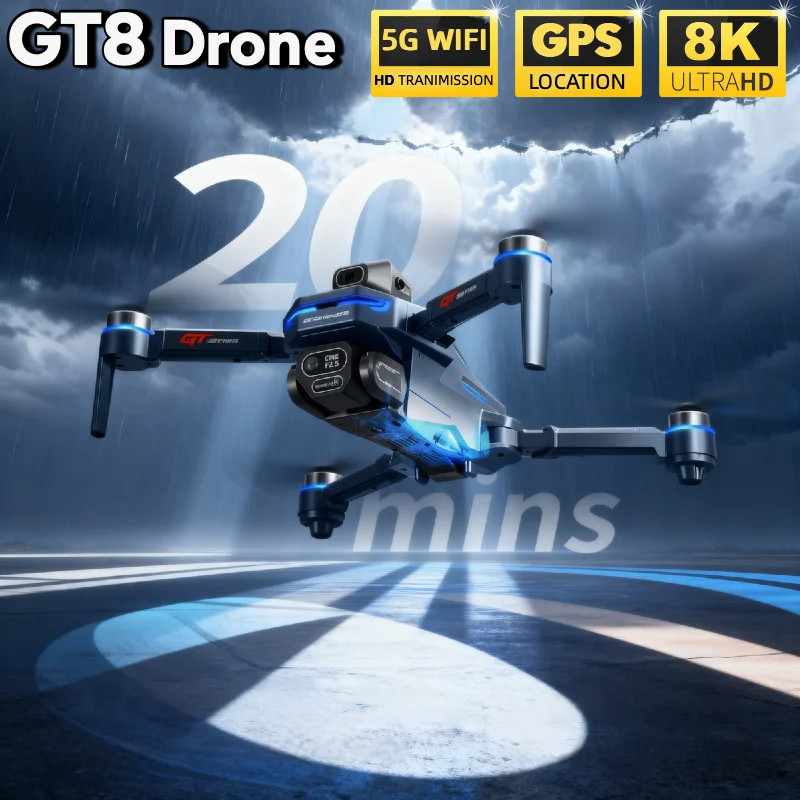 핫 세일 LSRC GT8 드론 4K 프로페셔널 듀얼 카 - Drone E88Pro Rc 4K 리뷰 및 가격