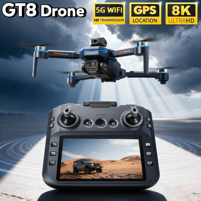 핫 세일 LSRC GT8 드론 4K 프로페셔널 듀얼 카 - Drone E88Pro Rc 4K 리뷰 및 가격