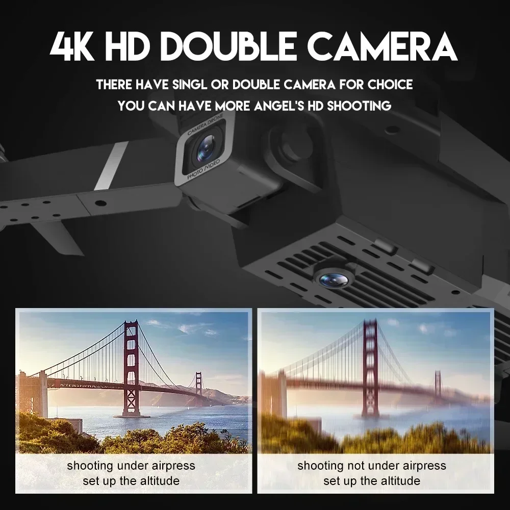 E88 프로 와이파이 FPV 드론, 광각 HD 4K 1 - Drone E88Pro Rc 4K 리뷰 및 가격