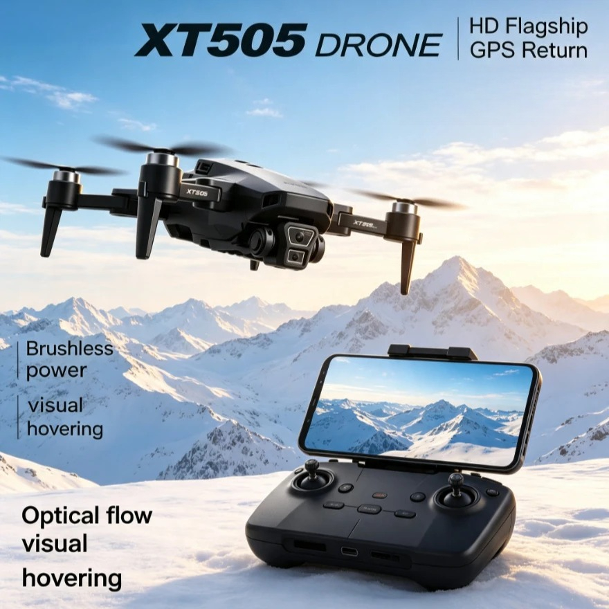 정품 XT505 GPS 접이식 드론, 8K HD, 5G - Xt505 Rc Drone 리뷰 및 가격