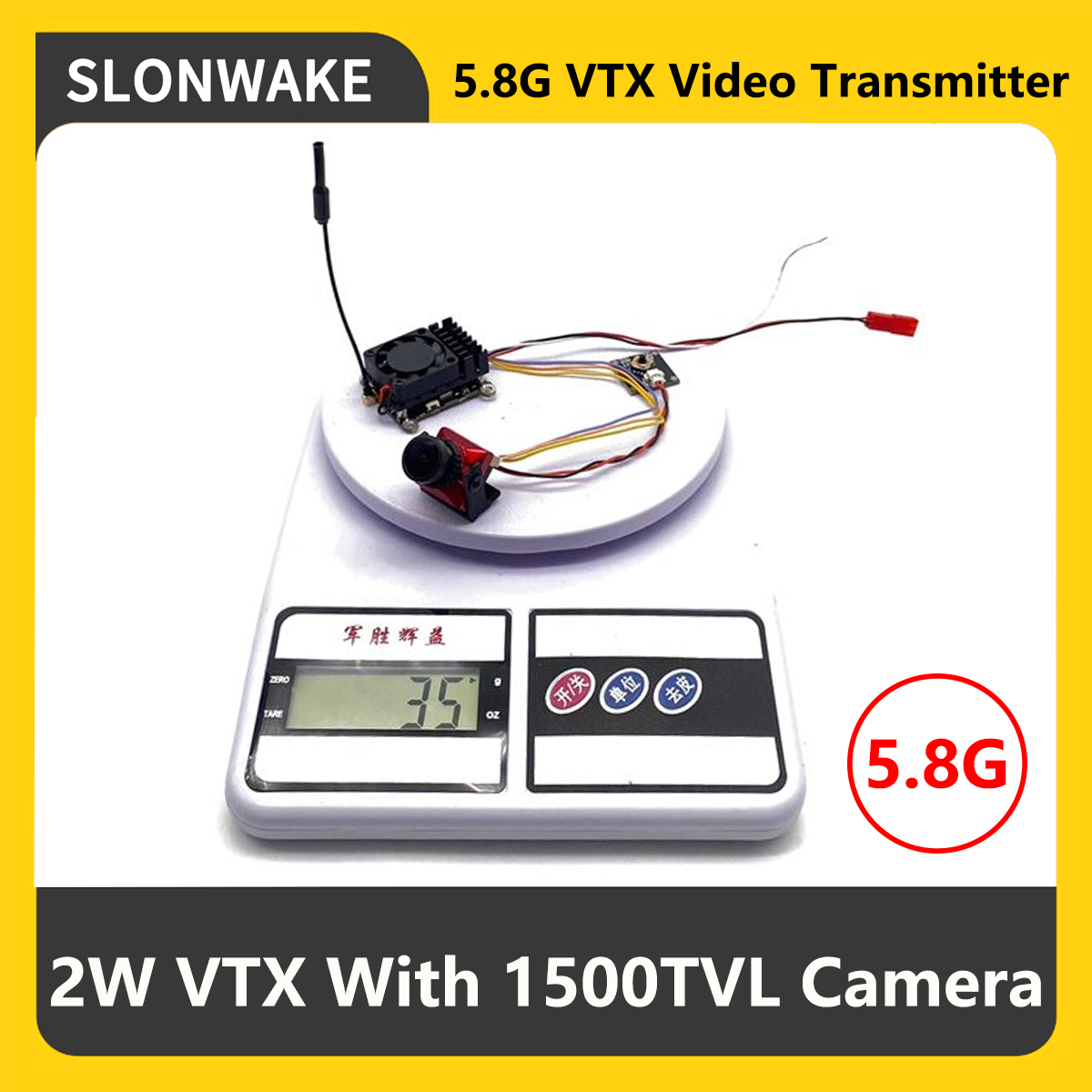 SLONWAKE 5.8G 2000mW FPV VTX 송 - Receiver Rc Drone 리뷰 및 가격