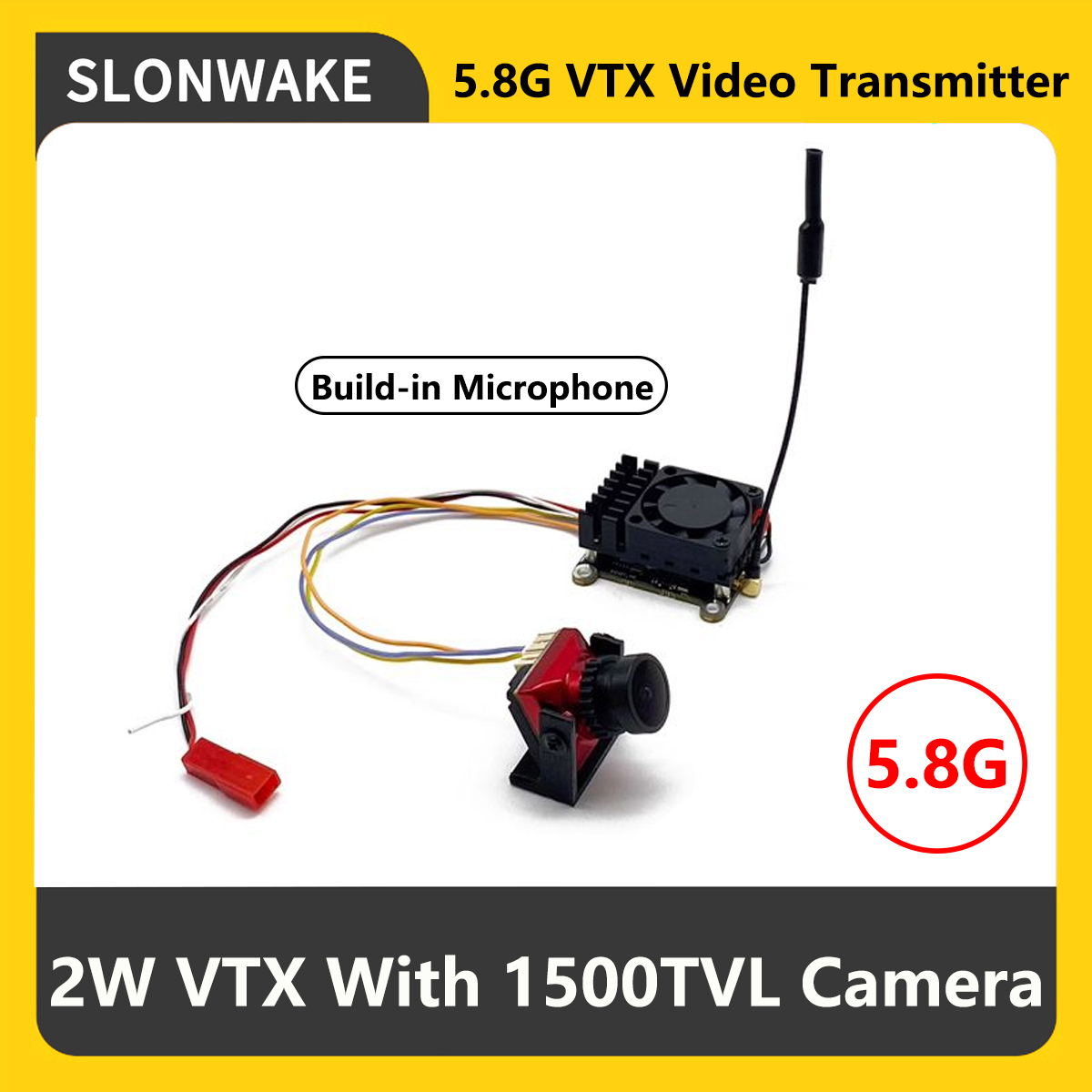 SLONWAKE 5.8G 2000mW FPV VTX 송 - Receiver Rc Drone 리뷰 및 가격