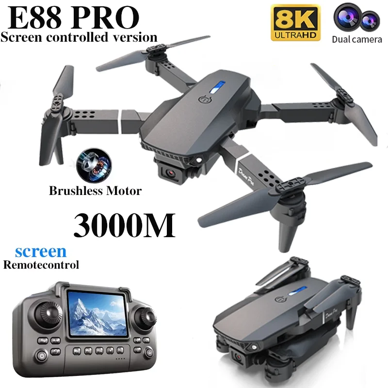 E88 PRO 드론, 스크린 탑재 4K HD 카메라 W - Drone E88Pro Rc 4K 리뷰 및 가격